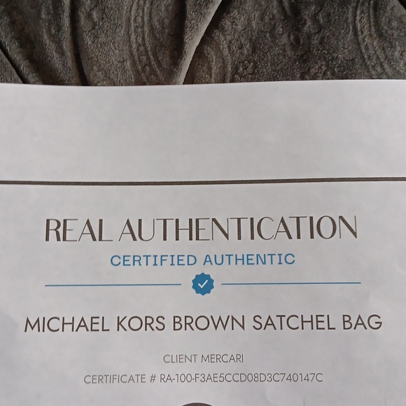 Authentic Michael Kors Brown Satchel Bag - Picture 12 of 12